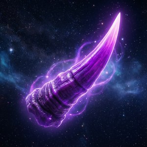 Purple Magical Horn