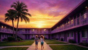 Purple Motel Sunset