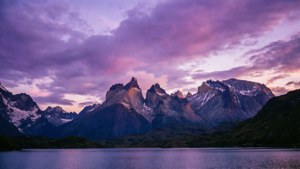 Purple Mountain Sunset