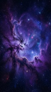 Purple Nebula Swirl