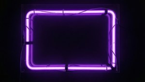 Purple Neon Frame