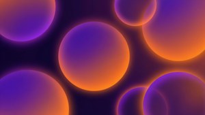 Purple Orange Gradient Circles