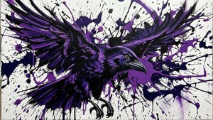 Purple Splatter