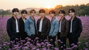 Purple Spring Sunset