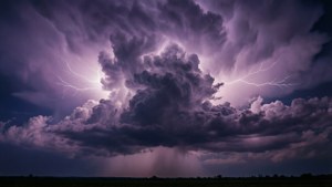 Purple Storm Clouds