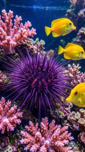 Purple Urchin Pink Coral