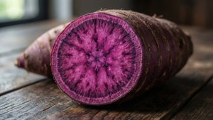 Purple Yam Cross-Section