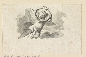 Putto met een ouroborus