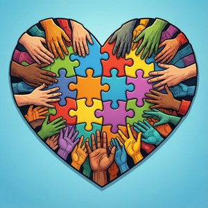 Puzzle Heart Hands