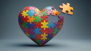 Puzzle Heart Missing Piece