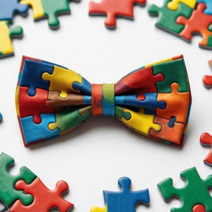 Puzzle Piece Bowtie