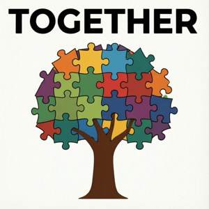 Puzzle Pieces Together Tree