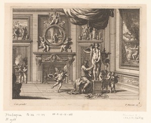 Pygmalion in zijn atelier