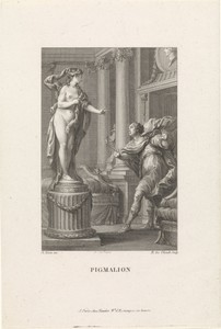 Pygmalion ziet het standbeeld tot leven komen