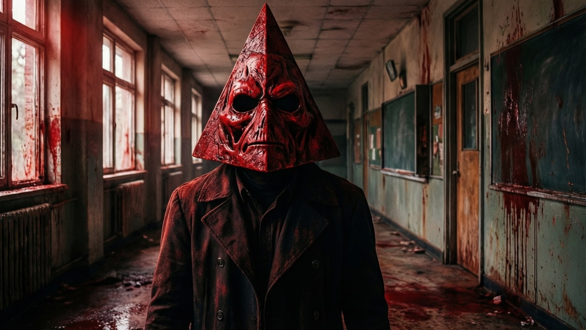 Pyramid Head Corridor by Wallpapers.art Studio