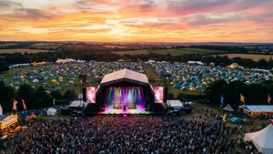 Pyramid Stage at Dusk