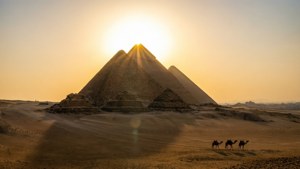 Pyramid Sunrise Golden Halo