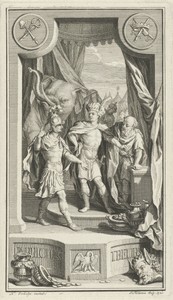 Pyrrhus toont Gaius Fabricius Luscinus een olifant