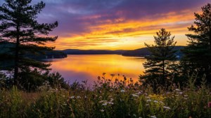 Quabbin Reservoir Sunset