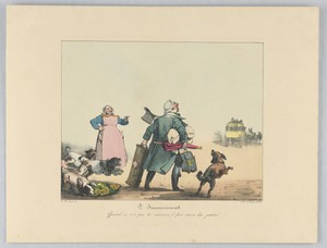 Quand on n'a pas de memoire, il faur avoir des jambes! Plate 2 from "Inconvénient"