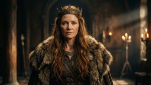 Queen Aslaug Royal Portrait