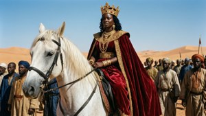 Queen on White Horse