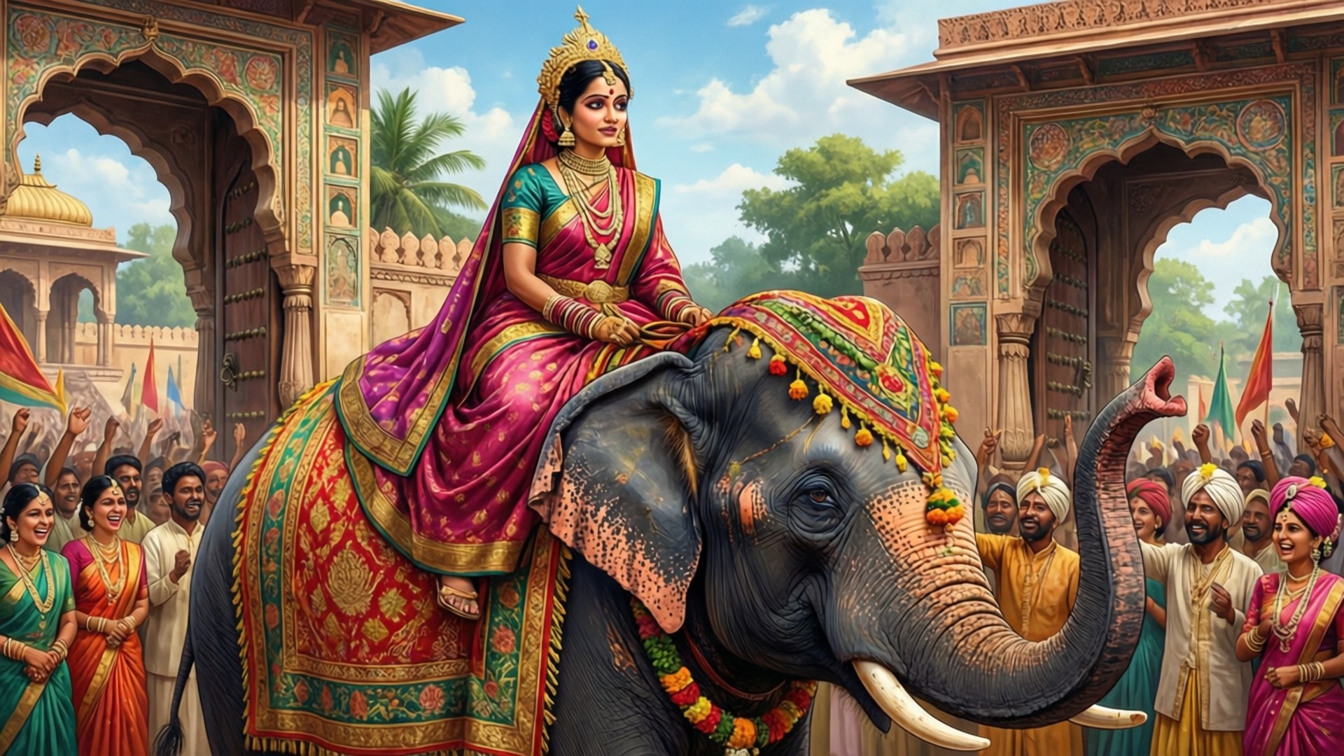 Queen's Royal Procession by Wallpapers.art Studio