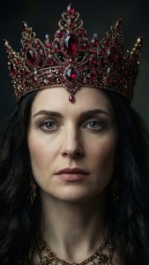 Queen with Ruby Tiara