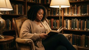 Quiet Library Moment