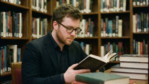Quiet Library Moment
