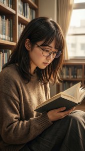 Quiet Library Moment