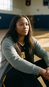 Quiet Moment on Court
