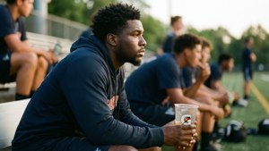 Quiet Moment On The Sideline