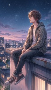 Quiet Night Rooftop