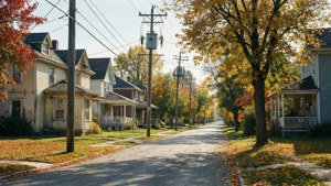 Quiet Street Autumn