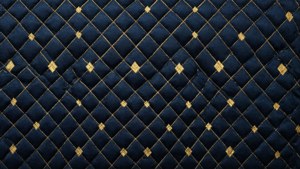 Quilted Gold Diamonds