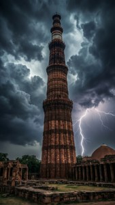 Qutub Minar Storm
