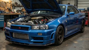 R33 Engine Bay Detail