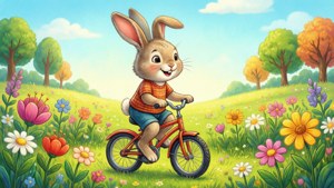 Rabbit Unicycle Meadow