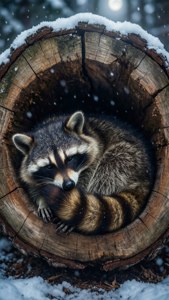Raccoon's Log Retreat