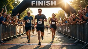 Race Finish Triumph