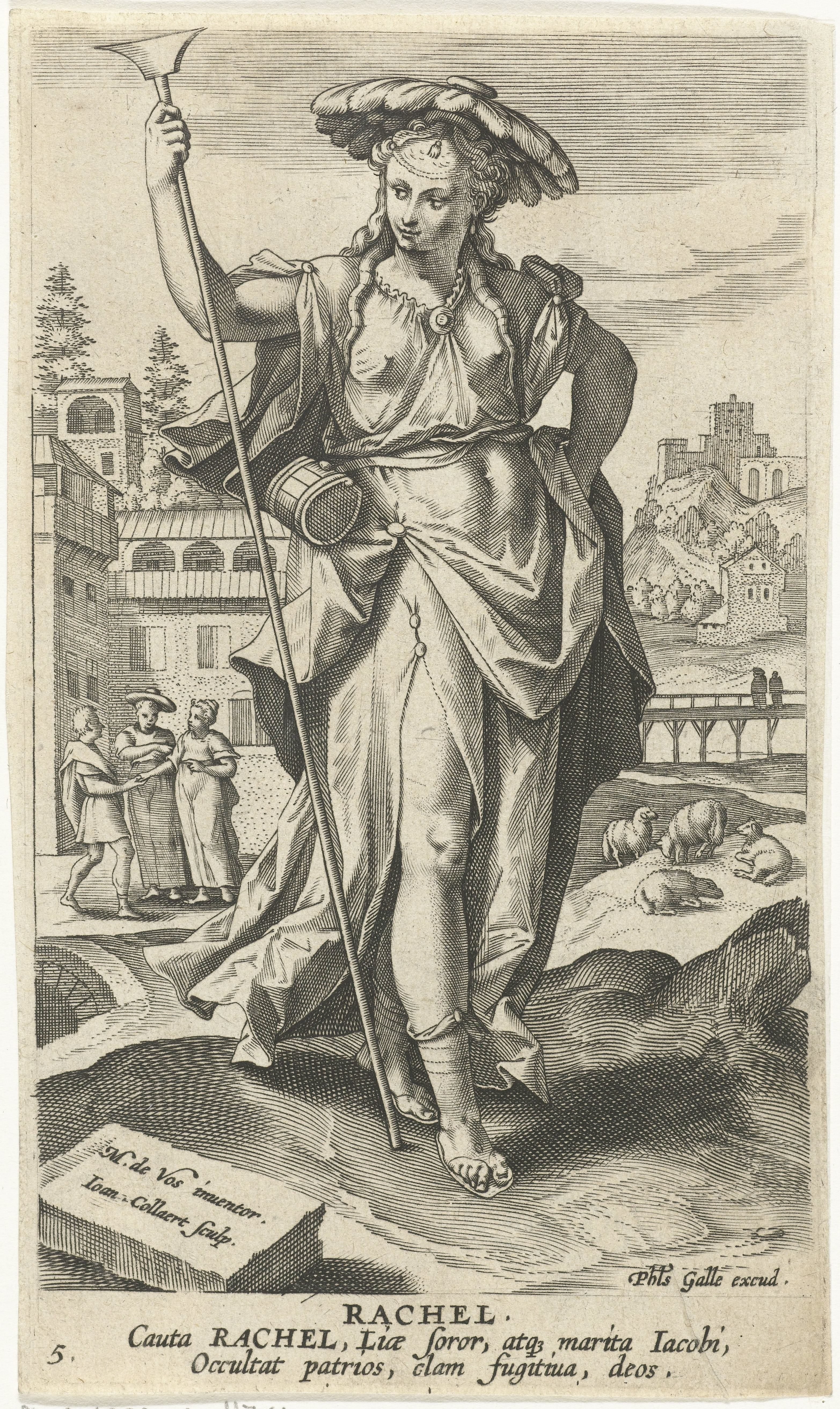 Rachel by Jan Collaert (II)
