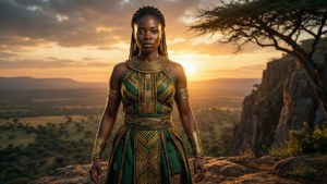 Radiant Wakandan Sunset