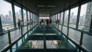 Raffles Sky Bridge View