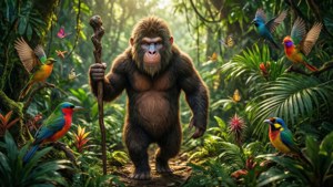 Rafiki in the Jungle