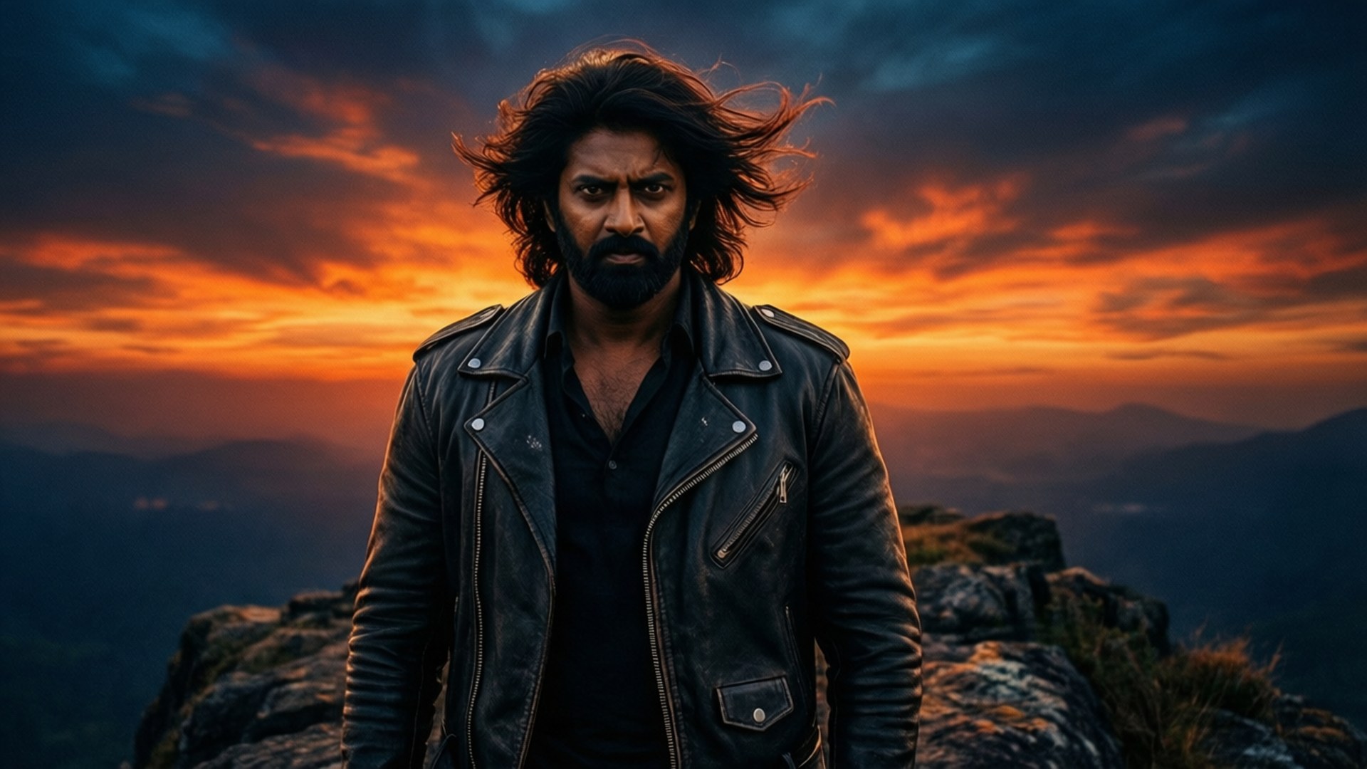 Raghu's Sunset Vigil by Wallpapers.art Studio