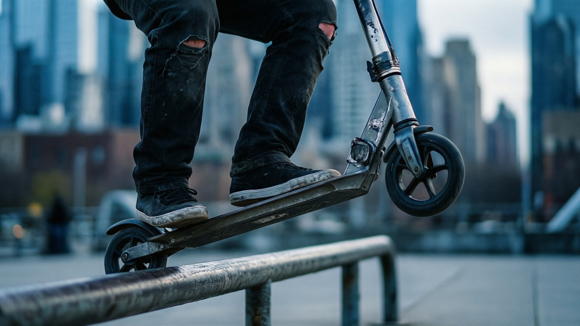 Rail Grind City by Wallpapers.art Studio