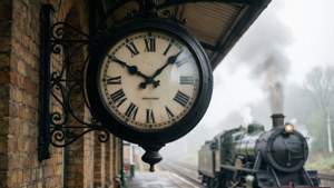 Railway Station Clock