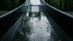 Rain-Kissed Slide