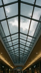 Rain on Glass Roof